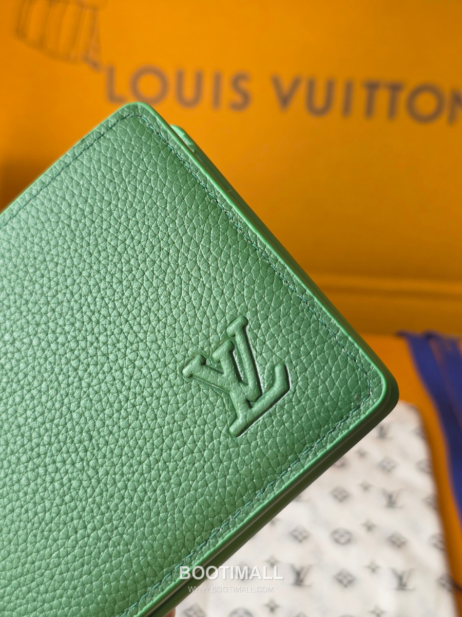 Louis Vuitton Slender Wallet Monogram M26837 M26838 루이비통 슬렌더 멀티플 월릿 모노그램 헤리티지 코티드 캔버스 그린 11cm 4