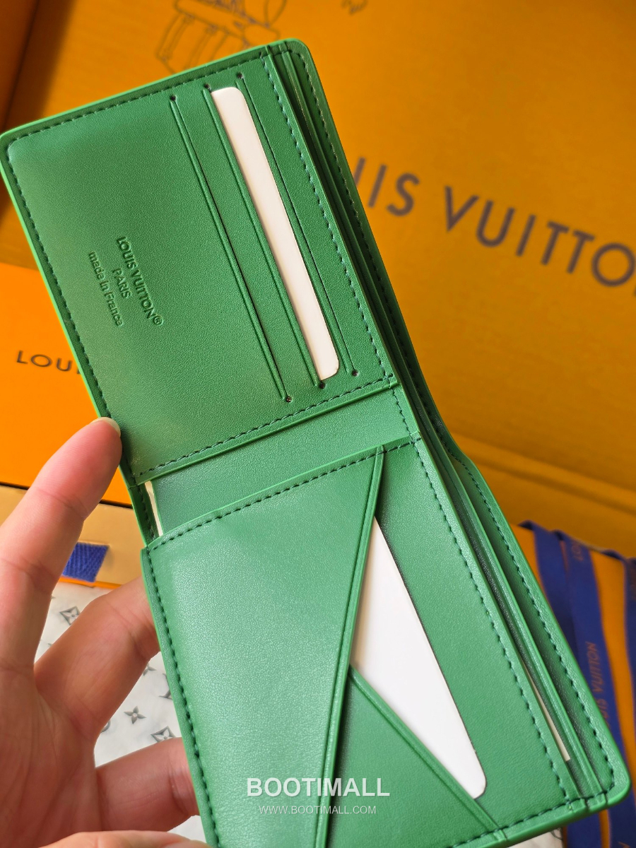 Louis Vuitton Slender Wallet Monogram M26837 M26838 루이비통 슬렌더 멀티플 월릿 모노그램 헤리티지 코티드 캔버스 그린 11cm 6