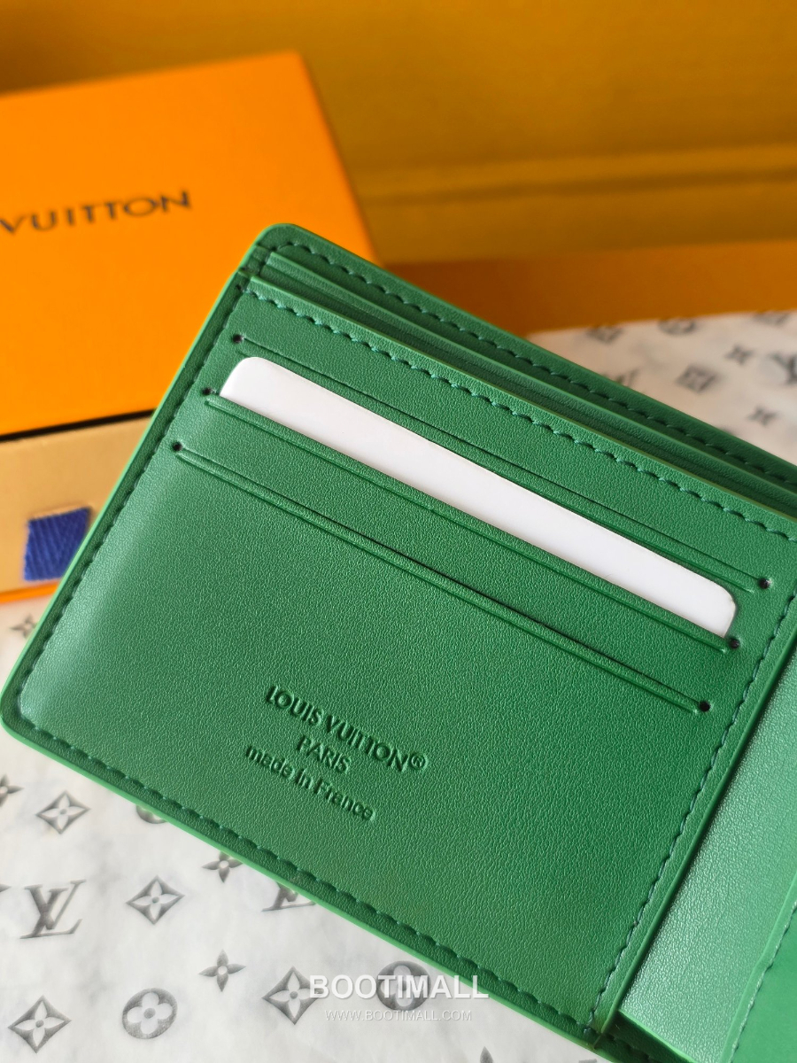 Louis Vuitton Slender Wallet Monogram M26837 M26838 루이비통 슬렌더 멀티플 월릿 모노그램 헤리티지 코티드 캔버스 그린 11cm 12