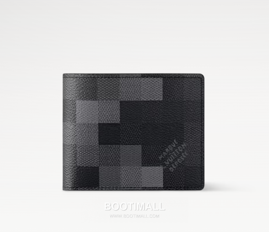 Louis Vuitton Slender Wallet M14927 루이비통 슬렌더 월릿 다모플라주 블랙 코티드 캔버스 11cm 1