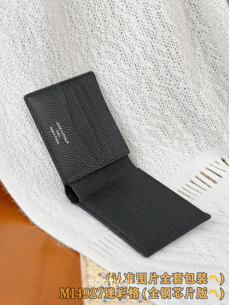 Louis Vuitton Slender Wallet M14927 루이비통 슬렌더 월릿 다모플라주 블랙 코티드 캔버스 11cm 6