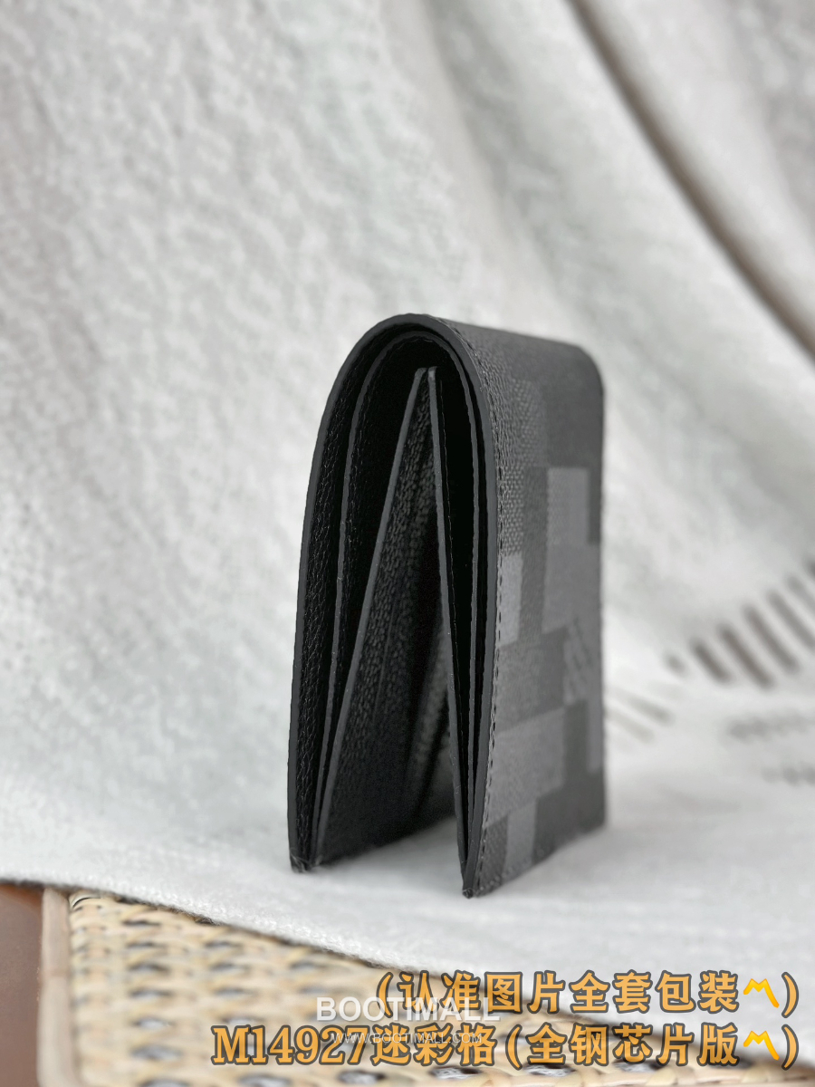 Louis Vuitton Slender Wallet M14927 루이비통 슬렌더 월릿 다모플라주 블랙 코티드 캔버스 11cm 7