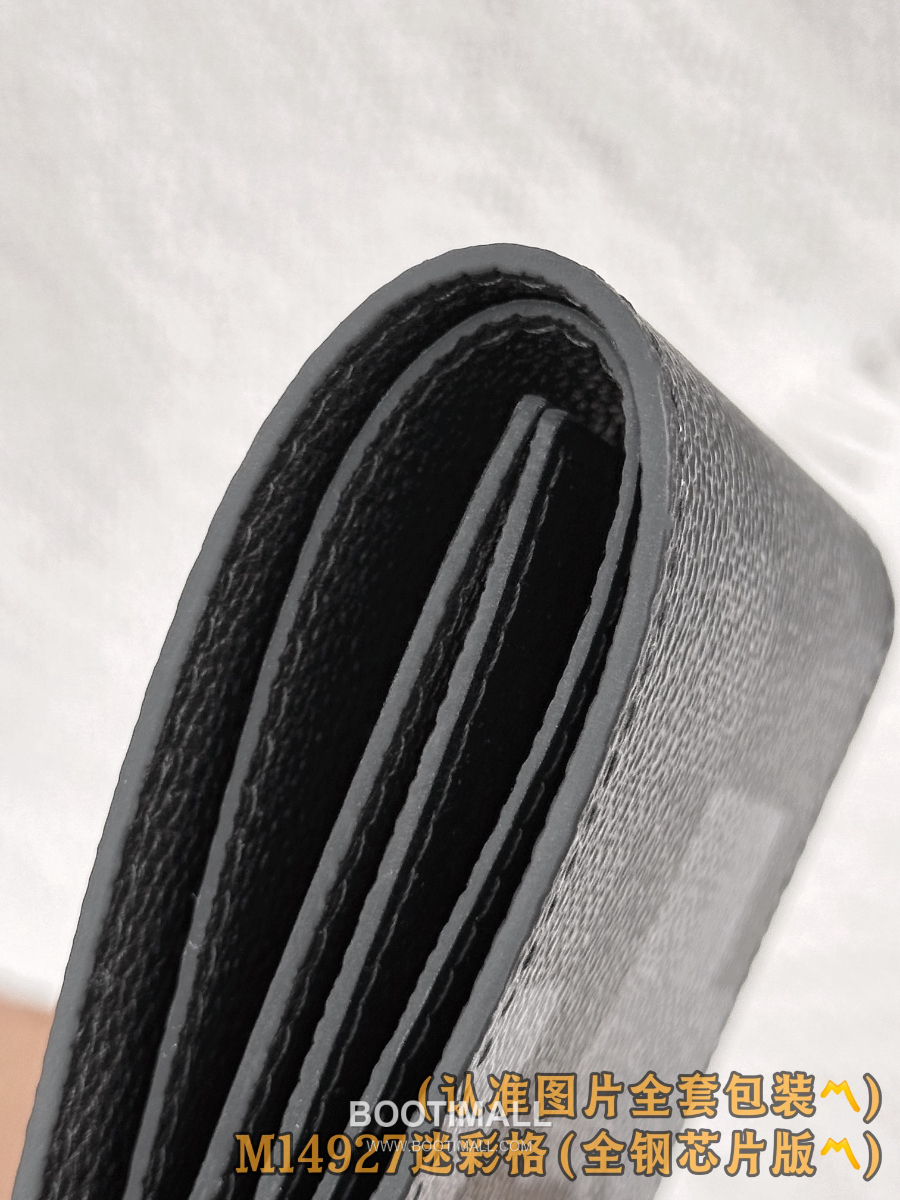 Louis Vuitton Slender Wallet M14927 루이비통 슬렌더 월릿 다모플라주 블랙 코티드 캔버스 11cm 10