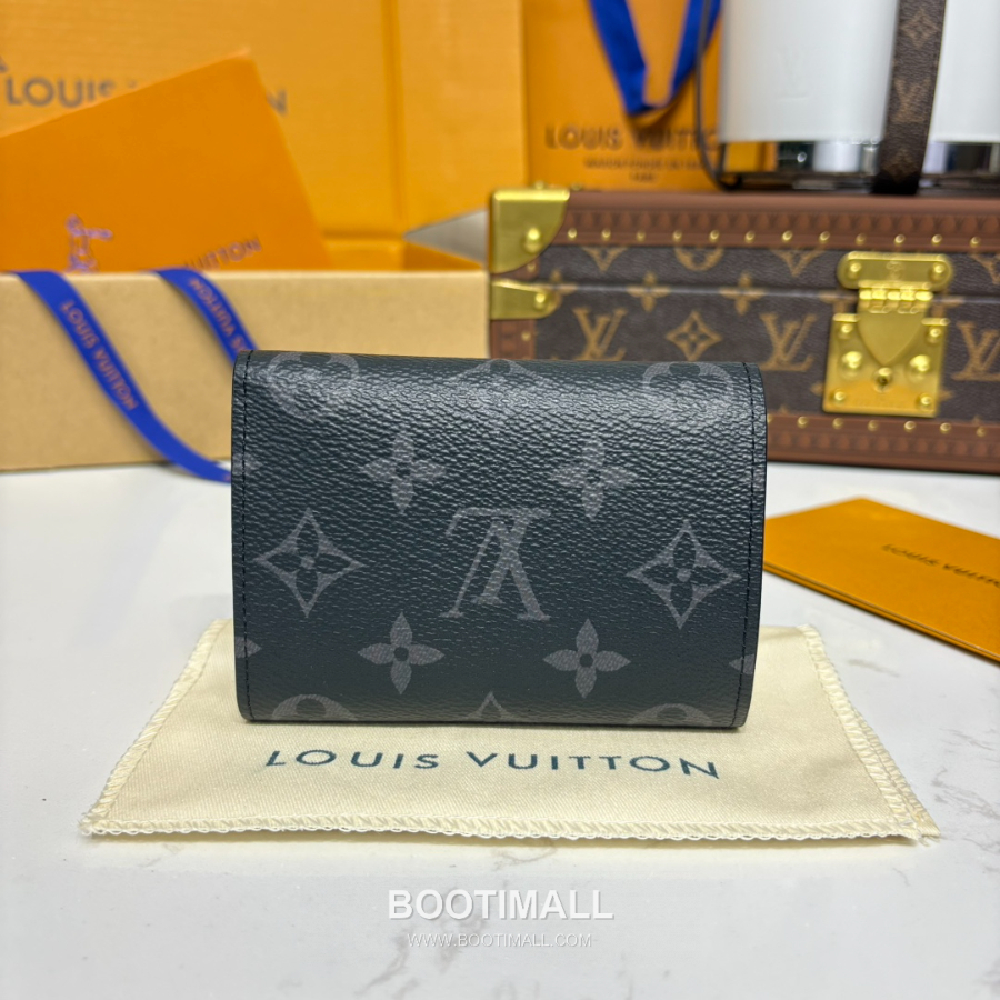 Louis Vuitton Victor Wallet Monogram Eclipse Coated Canvas M12598 루이비통 빅토르 월릿 모노그램 이클립스 코티드 캔버스 11.5cm 2
