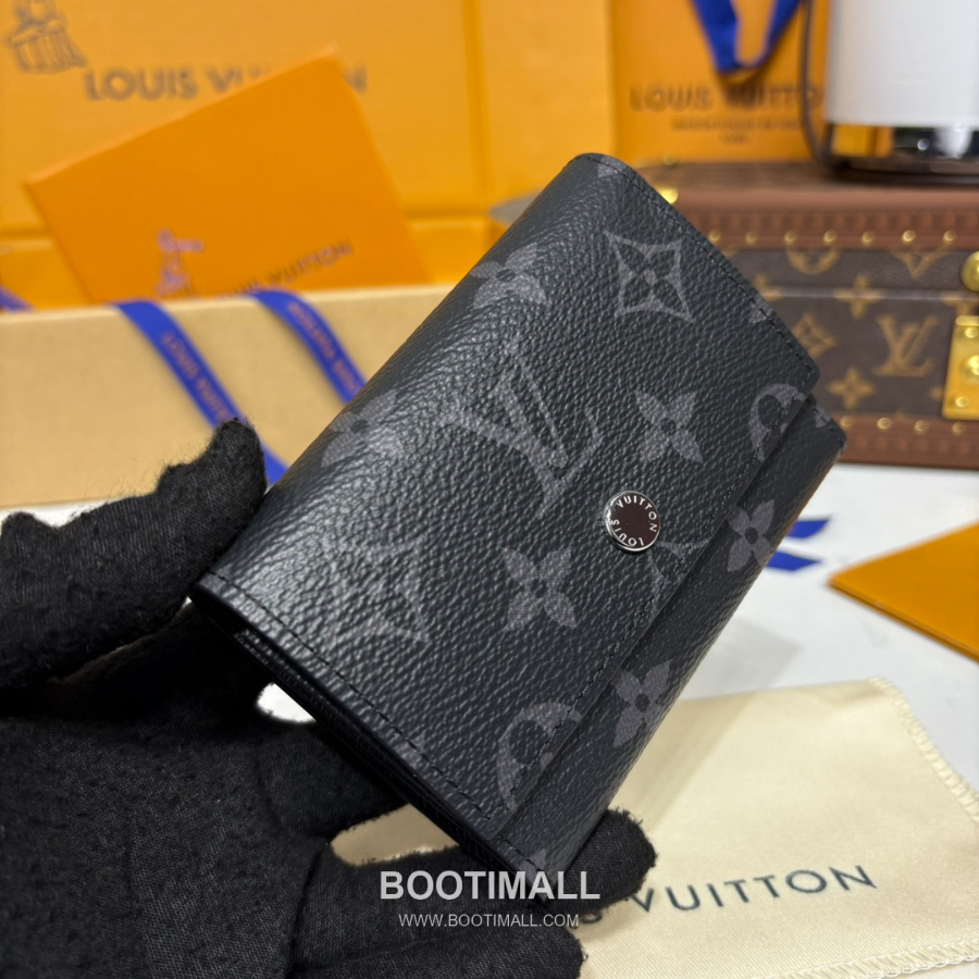 Louis Vuitton Victor Wallet Monogram Eclipse Coated Canvas M12598 루이비통 빅토르 월릿 모노그램 이클립스 코티드 캔버스 11.5cm 3