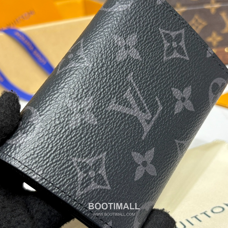 Louis Vuitton Victor Wallet Monogram Eclipse Coated Canvas M12598 루이비통 빅토르 월릿 모노그램 이클립스 코티드 캔버스 11.5cm 5