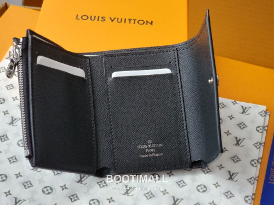Louis Vuitton Victor Wallet Monogram Eclipse Coated Canvas M12598 루이비통 빅토르 월릿 모노그램 이클립스 코티드 캔버스 11.5cm 11