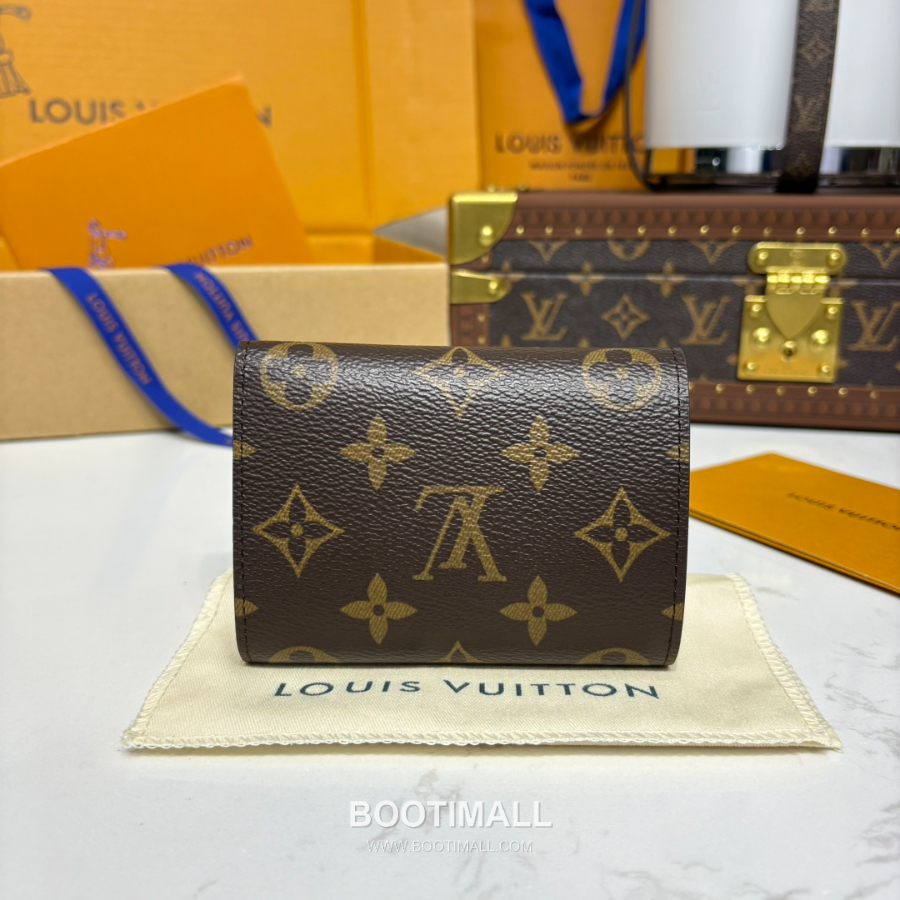 Louis Vuitton Victor Wallet Monogram Eclipse Coated Canvas M12598 루이비통 빅토르 월릿 모노그램 이클립스 코티드 캔버스 브라운 11.5cm 2