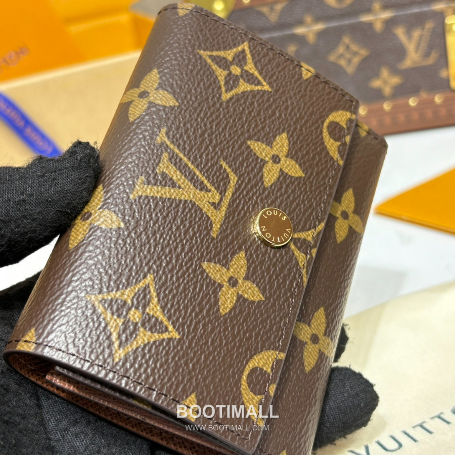 Louis Vuitton Victor Wallet Monogram Eclipse Coated Canvas M12598 루이비통 빅토르 월릿 모노그램 이클립스 코티드 캔버스 브라운 11.5cm 10