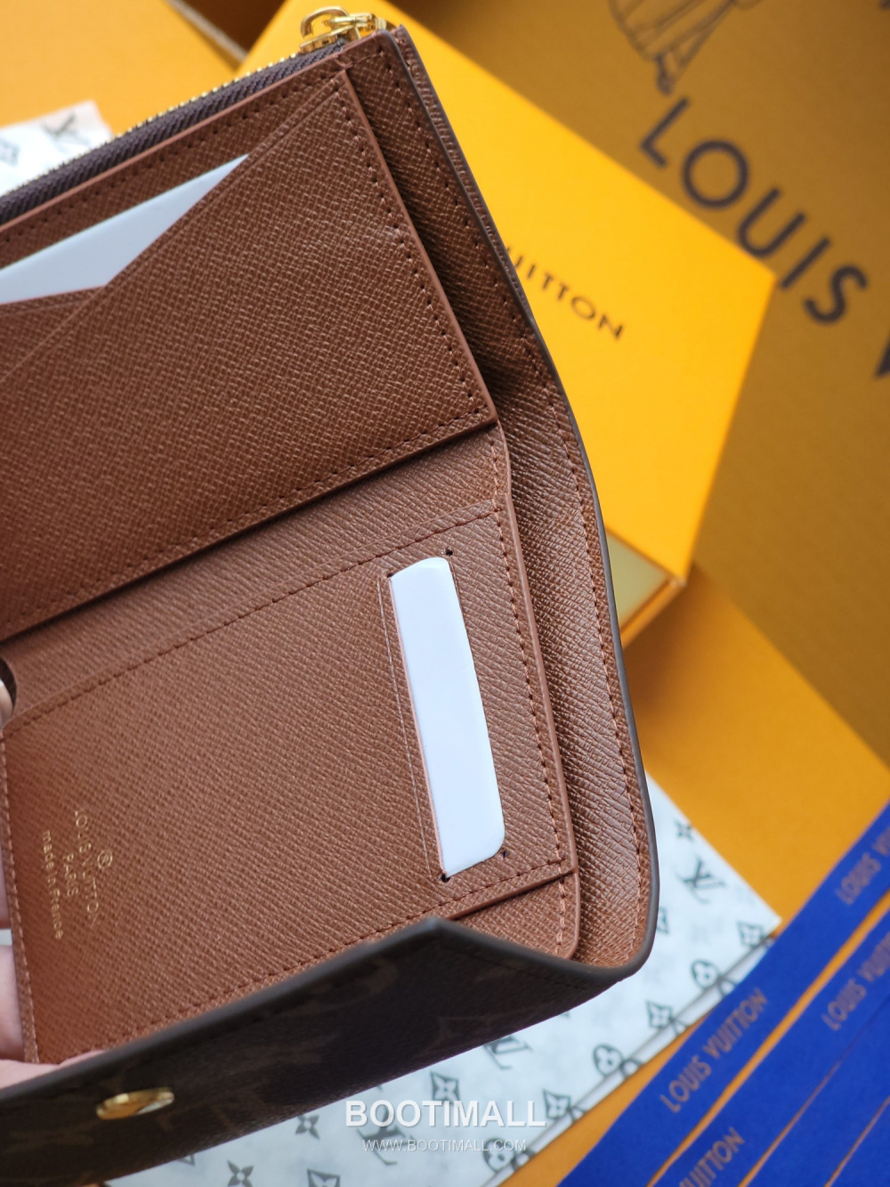 Louis Vuitton Victor Wallet Monogram Eclipse Coated Canvas M12598 루이비통 빅토르 월릿 모노그램 이클립스 코티드 캔버스 브라운 11.5cm 15