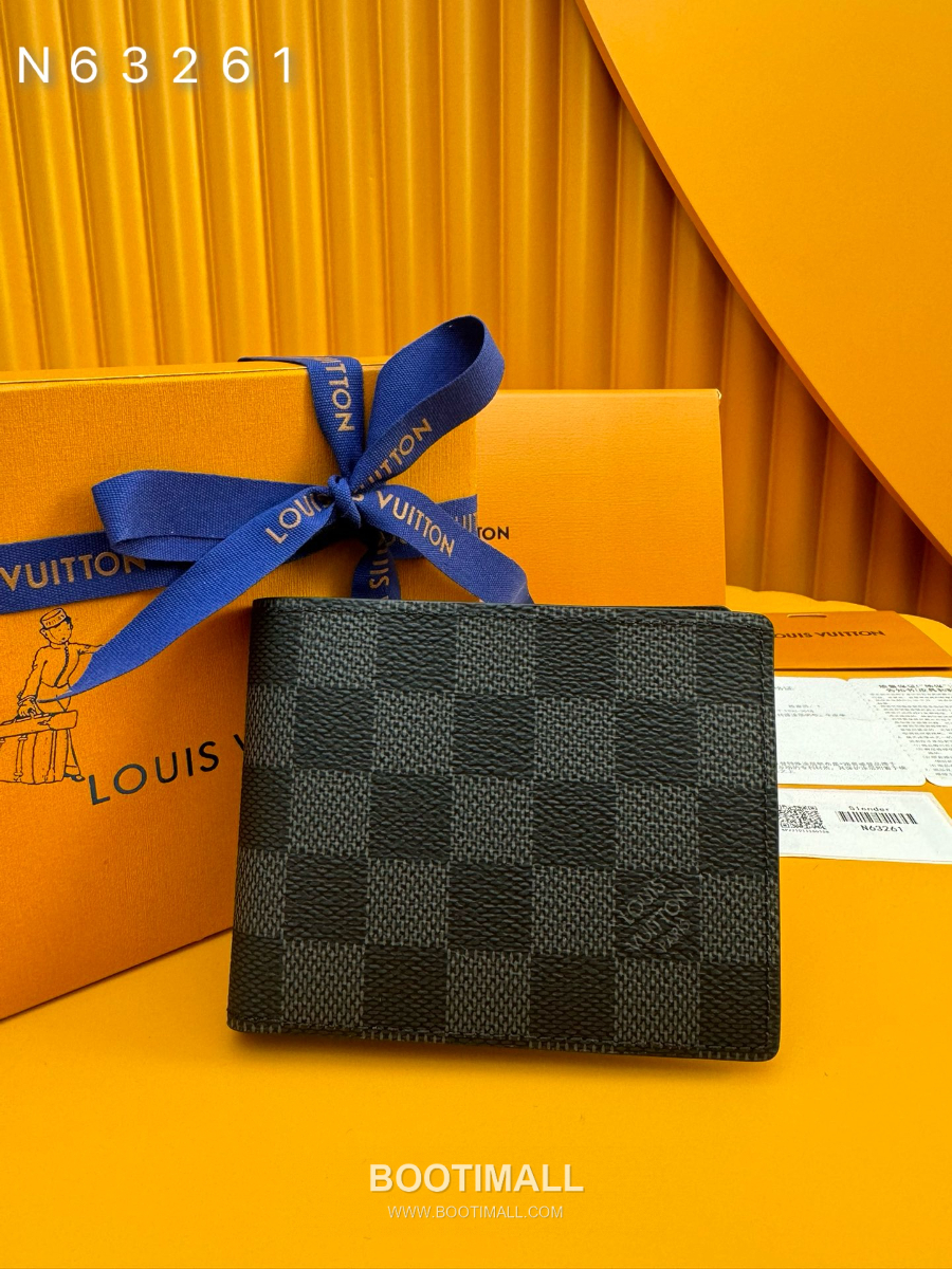 Louis Vuitton Slender Wallet N63261 루이비통 슬렌더 반지갑 다미에 앙피니 레더 11cm 2