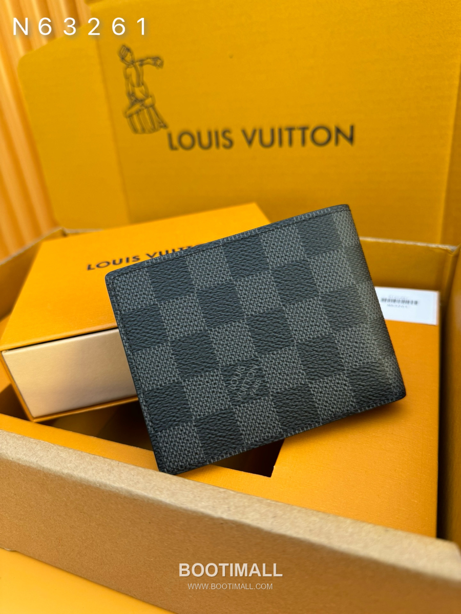 Louis Vuitton Slender Wallet N63261 루이비통 슬렌더 반지갑 다미에 앙피니 레더 11cm 10