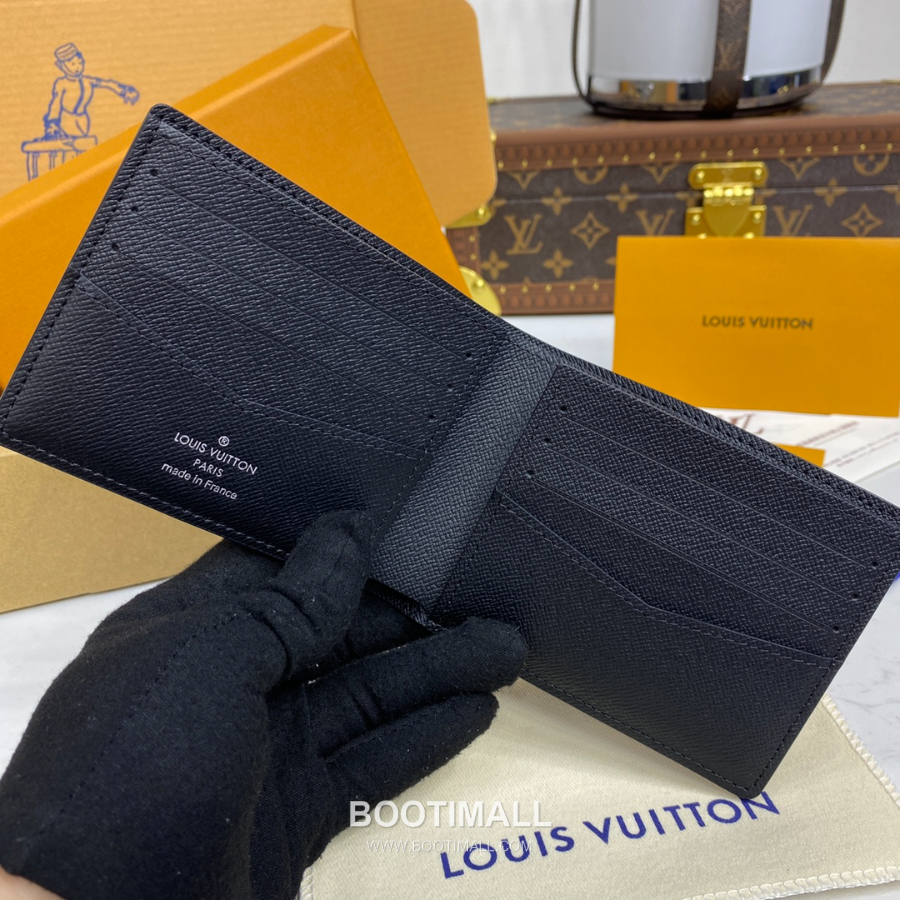 Louis Vuitton Slender Wallet Monogram M80906 루이비통 슬렌더 월릿 모노그램 이클립스 리버스 코티드 캔버스 11cm 7