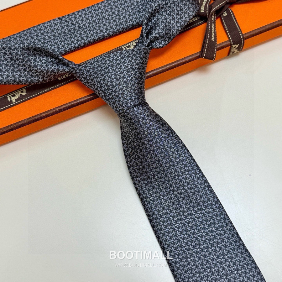 Hermès Printed Silk Tie Hermès 에르메스 프린트 실크 넥타이 148cm 11