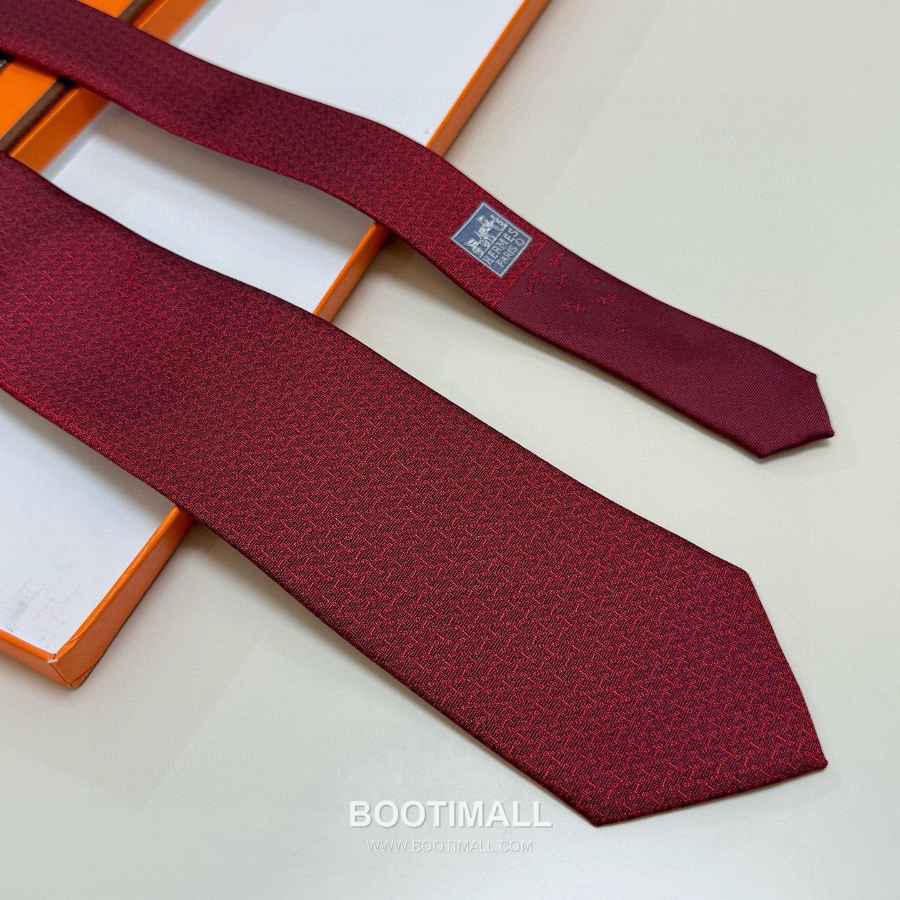 Hermès Printed Silk Tie Hermès 에르메스 프린트 실크 넥타이 148cm 14