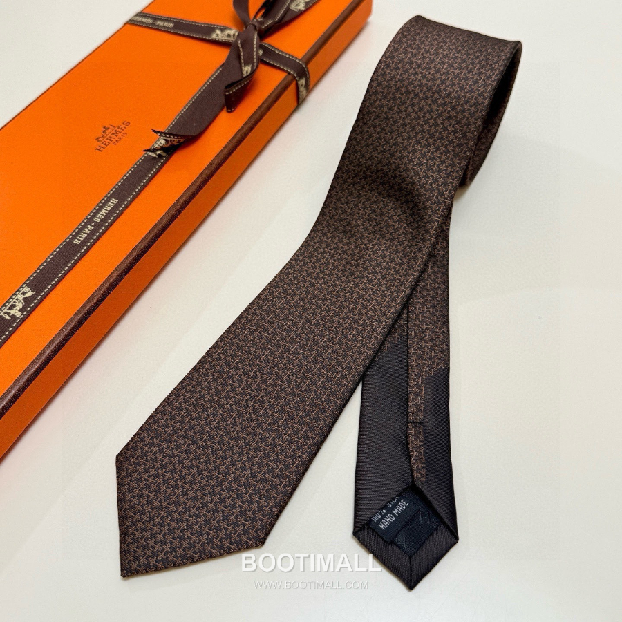 Hermès Printed Silk Tie Hermès 에르메스 프린트 실크 넥타이 148cm 20