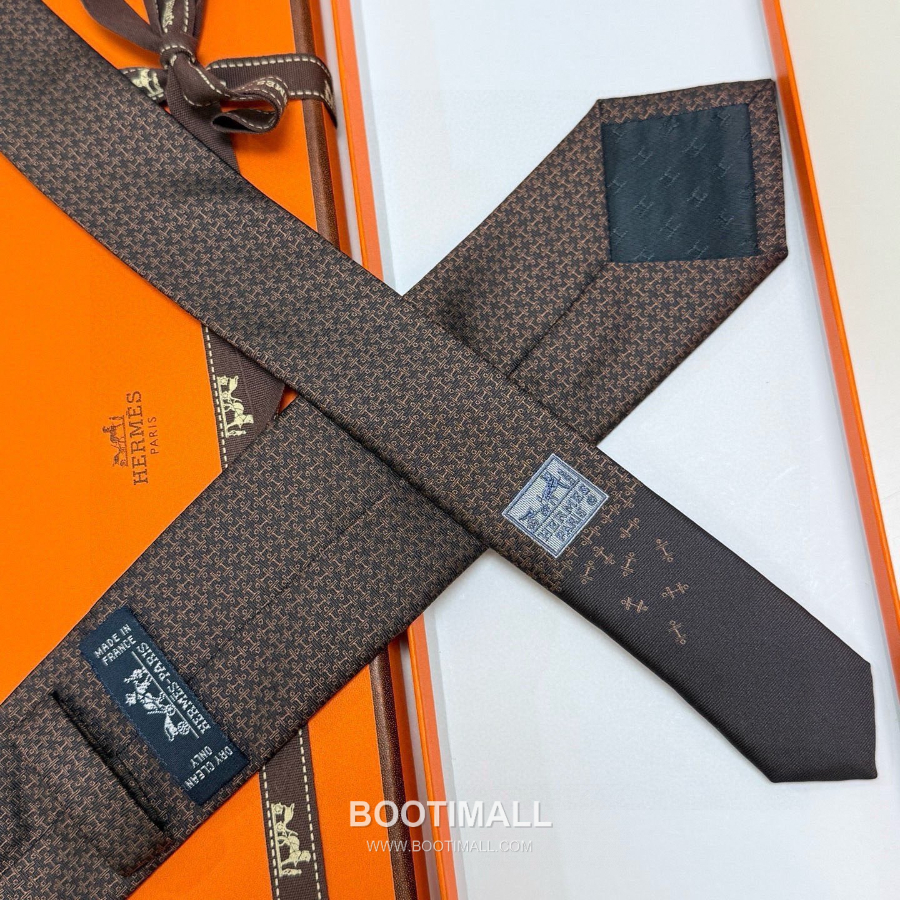 Hermès Printed Silk Tie Hermès 에르메스 프린트 실크 넥타이 148cm 21