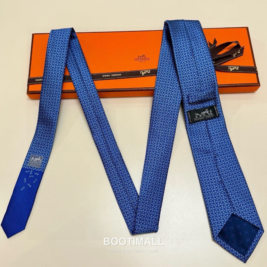 Hermès Printed Silk Tie Hermès 에르메스 프린트 실크 넥타이 148cm 23
