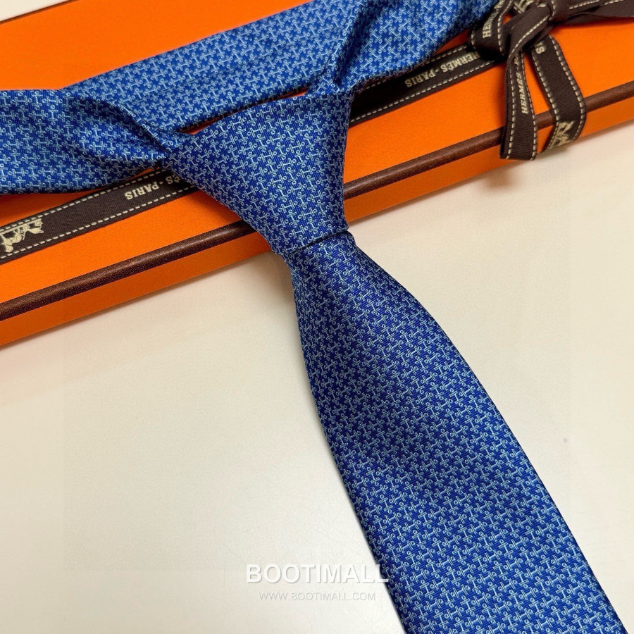 Hermès Printed Silk Tie Hermès 에르메스 프린트 실크 넥타이 148cm 25