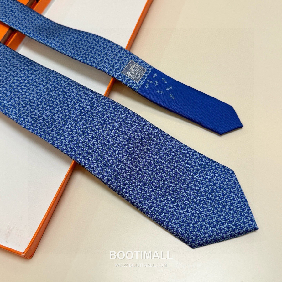 Hermès Printed Silk Tie Hermès 에르메스 프린트 실크 넥타이 148cm 40