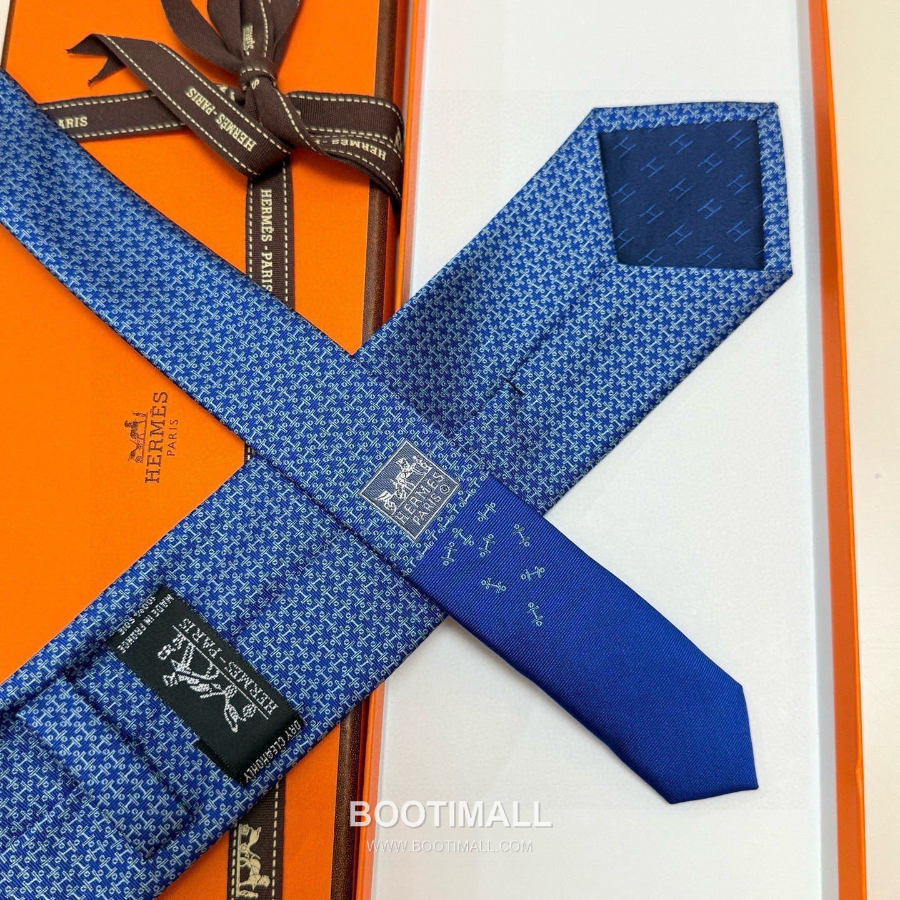 Hermès Printed Silk Tie Hermès 에르메스 프린트 실크 넥타이 148cm 41
