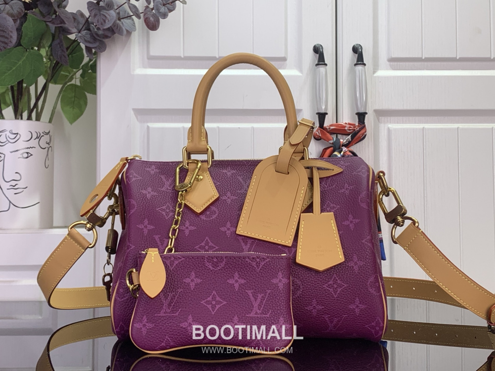 Louis Vuitton Speedy P9 Bandoulière m28383 루이비통 스피디 P9 반둘리에 25 모노그램 카프스킨 25cm 9