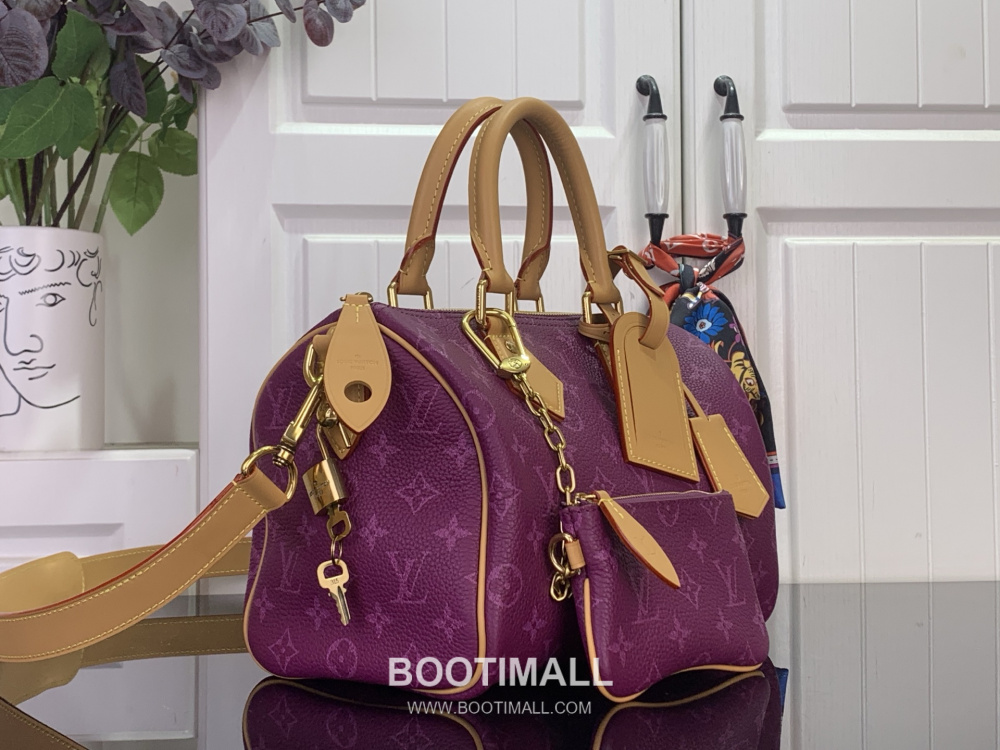 Louis Vuitton Speedy P9 Bandoulière m28383 루이비통 스피디 P9 반둘리에 25 모노그램 카프스킨 25cm 10