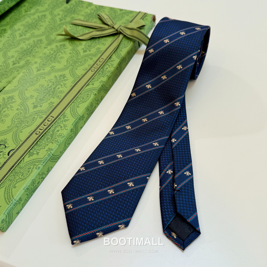 Gucci Bee Jacquard Silk Tie 구찌 꿀벌 자카드 실크 넥타이 148cm 20