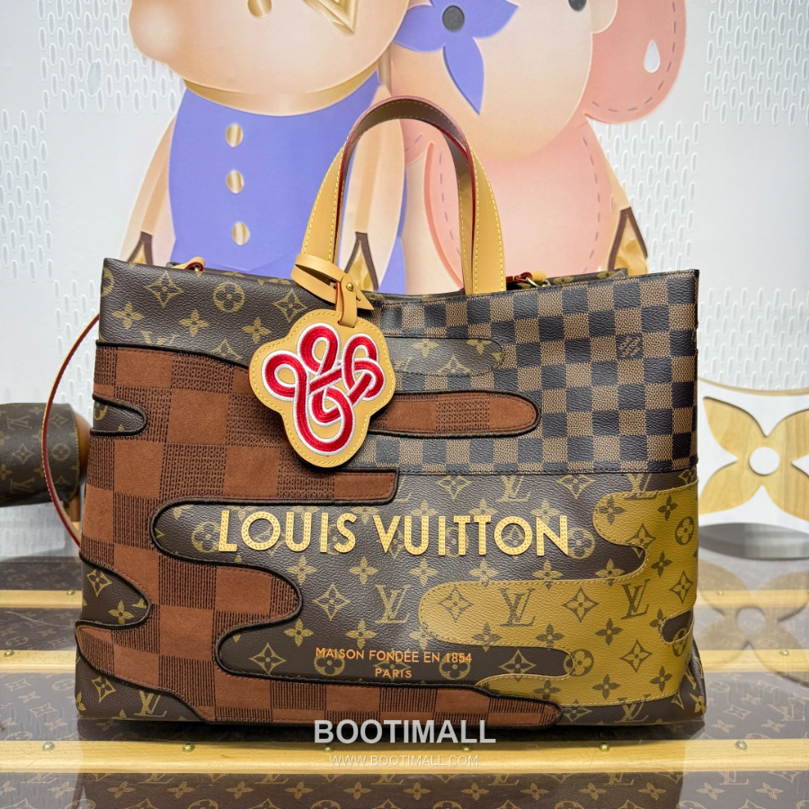 Louis Vuitton Shopper Tote Boro Patchwork M15274 루이비통 쇼퍼 토트 보로 패치워크 모노그램 캔버스 40cm 16