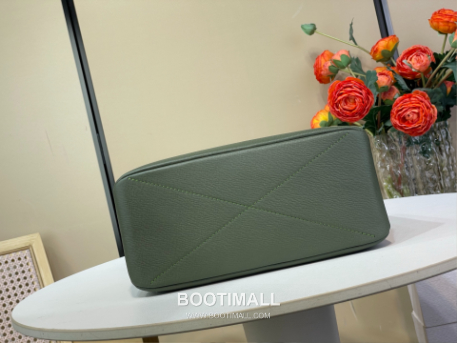 Louis Vuitton Packaging Tote M13928 루이비통 LV 패키징 쇼퍼 토트 스몰 모노그램 캔버스 다크그린 26cm 4