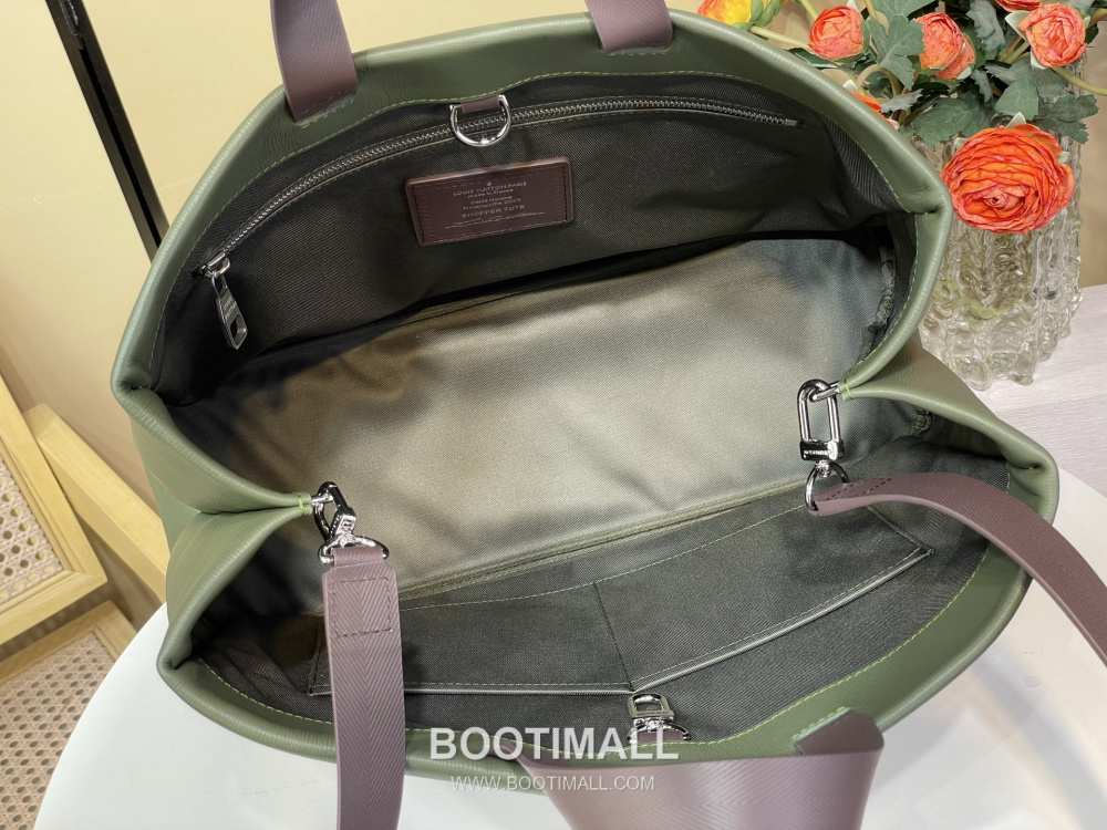 Louis Vuitton Shopper Tote M13928 루이비통 쇼퍼 토트백 모노그램 캔버스 다크그린 40cm 5