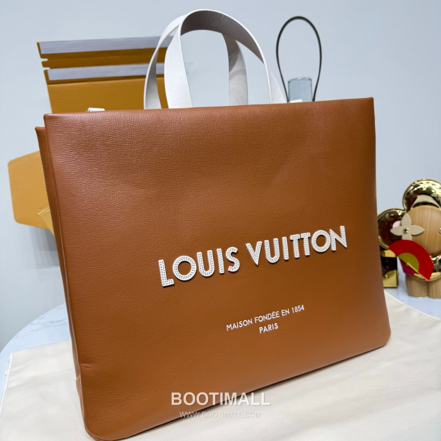 Louis Vuitton Shopper Tote M13928 루이비통 쇼퍼 토트백 모노그램 캔버스 브라운 40cm 5