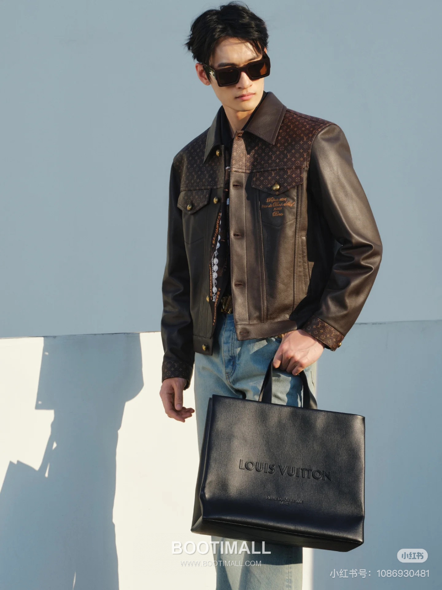 Louis Vuitton Shopper Tote M13979 루이비통 쇼퍼 토트백 모노그램 캔버스 블랙 40cm 2