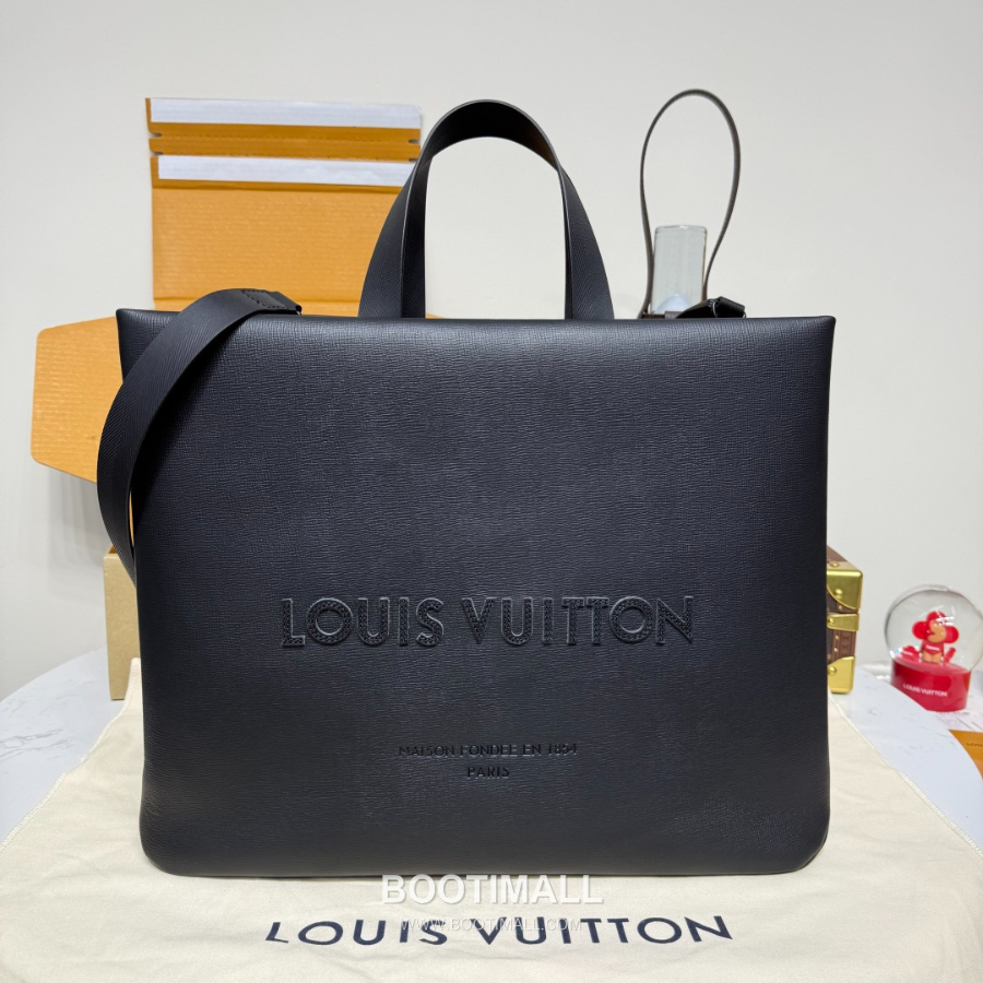 Louis Vuitton Shopper Tote M13979 루이비통 쇼퍼 토트백 모노그램 캔버스 블랙 40cm 5