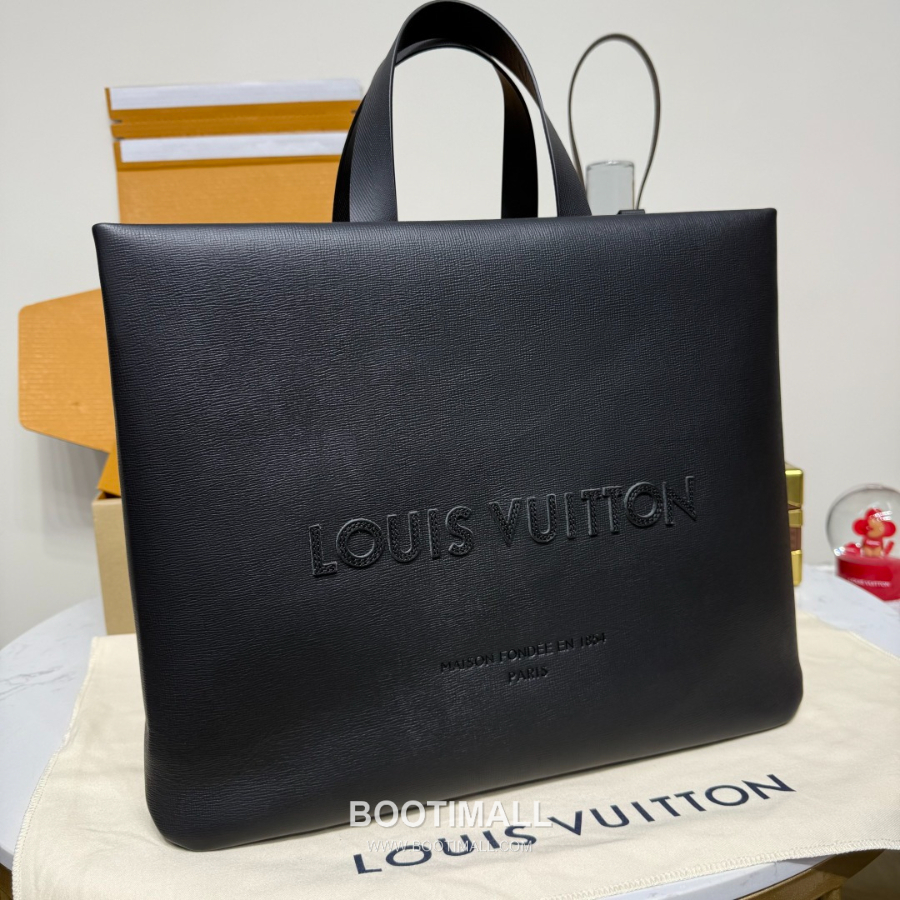 Louis Vuitton Shopper Tote M13979 루이비통 쇼퍼 토트백 모노그램 캔버스 블랙 40cm 9