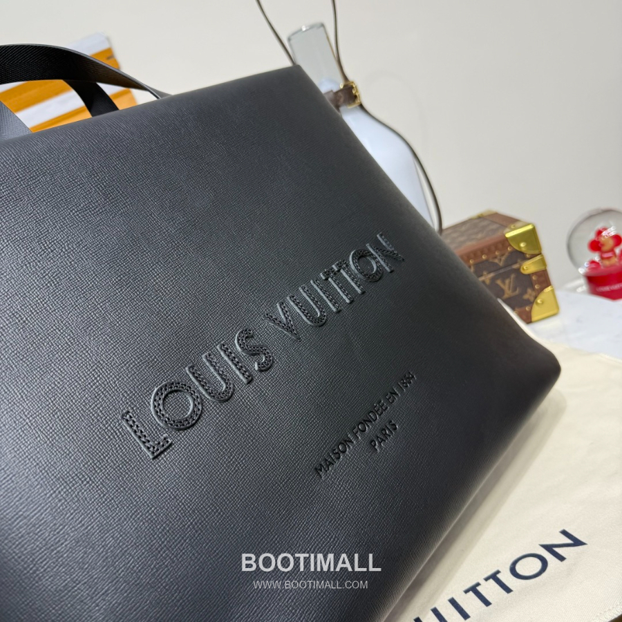 Louis Vuitton Shopper Tote M13979 루이비통 쇼퍼 토트백 모노그램 캔버스 블랙 40cm 10