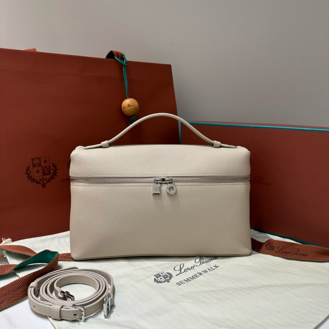 Loro Piana 로로피아나 로로 피아나 L27 엑스트라 포켓 라이트 베이지 크로스백 4