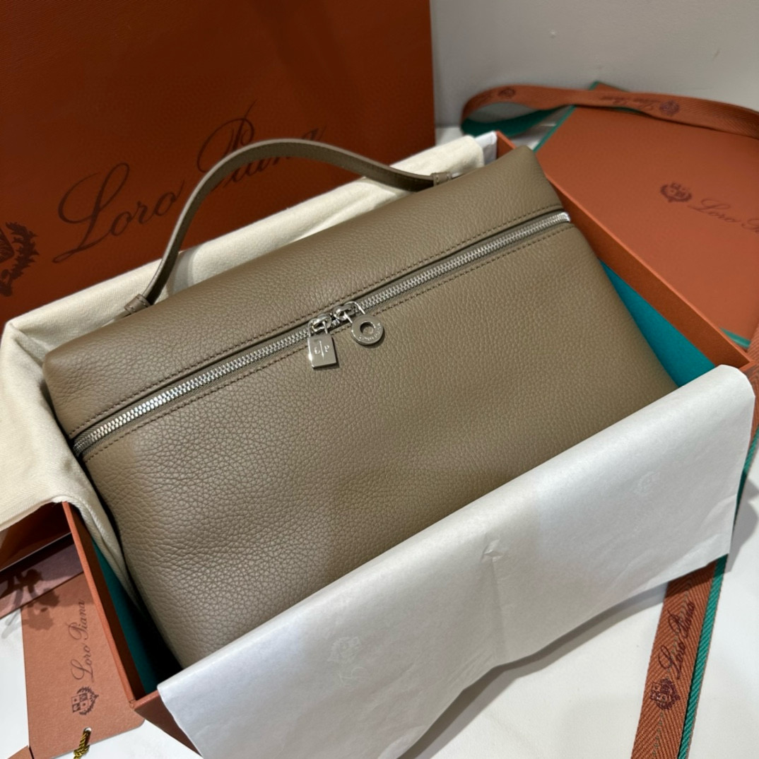 Loro Piana 로로피아나 로로 피아나 L27 엑스트라 포켓 라이트 베이지 크로스백 5
