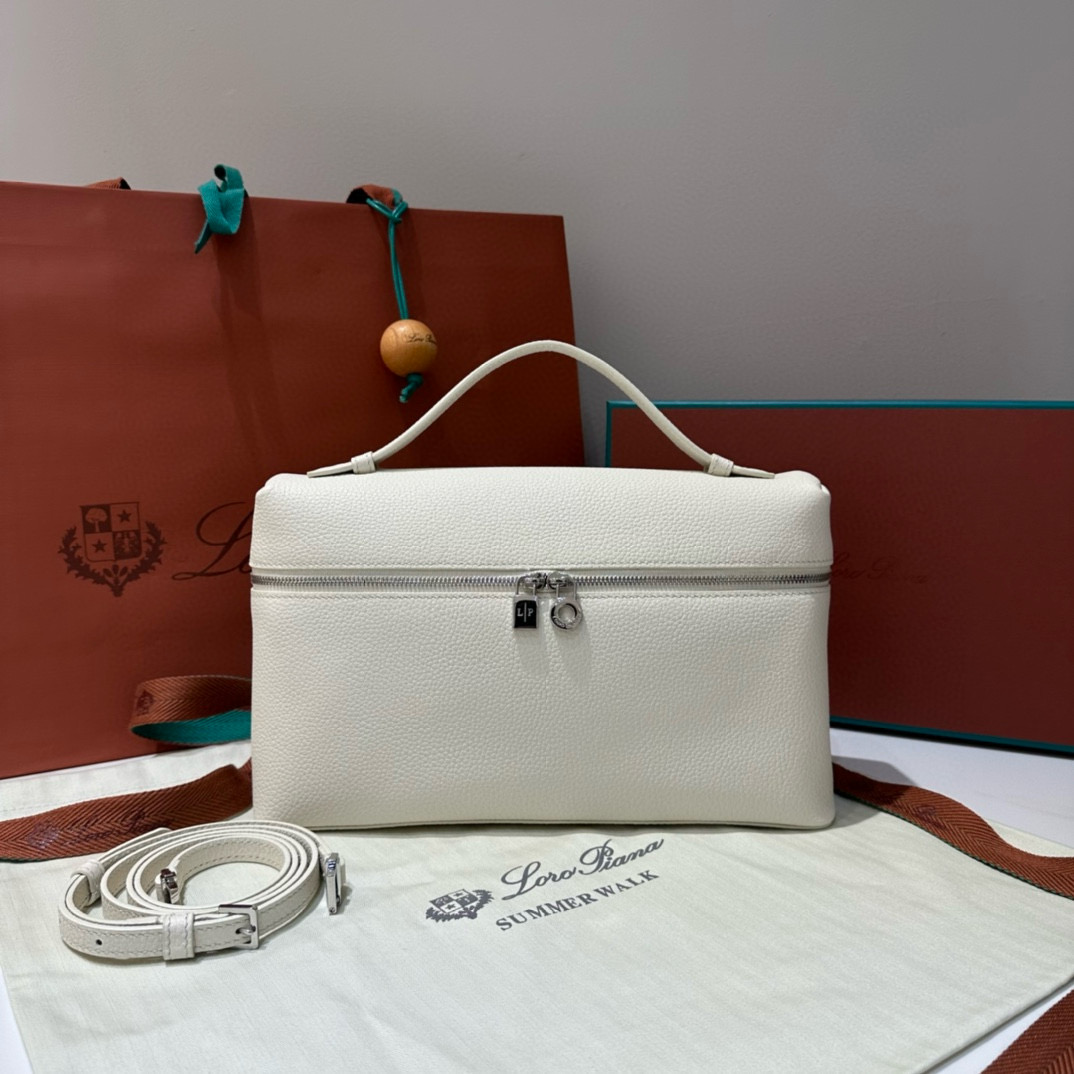Loro Piana 로로피아나 로로 피아나 L27 엑스트라 포켓 라이트 베이지 크로스백 5
