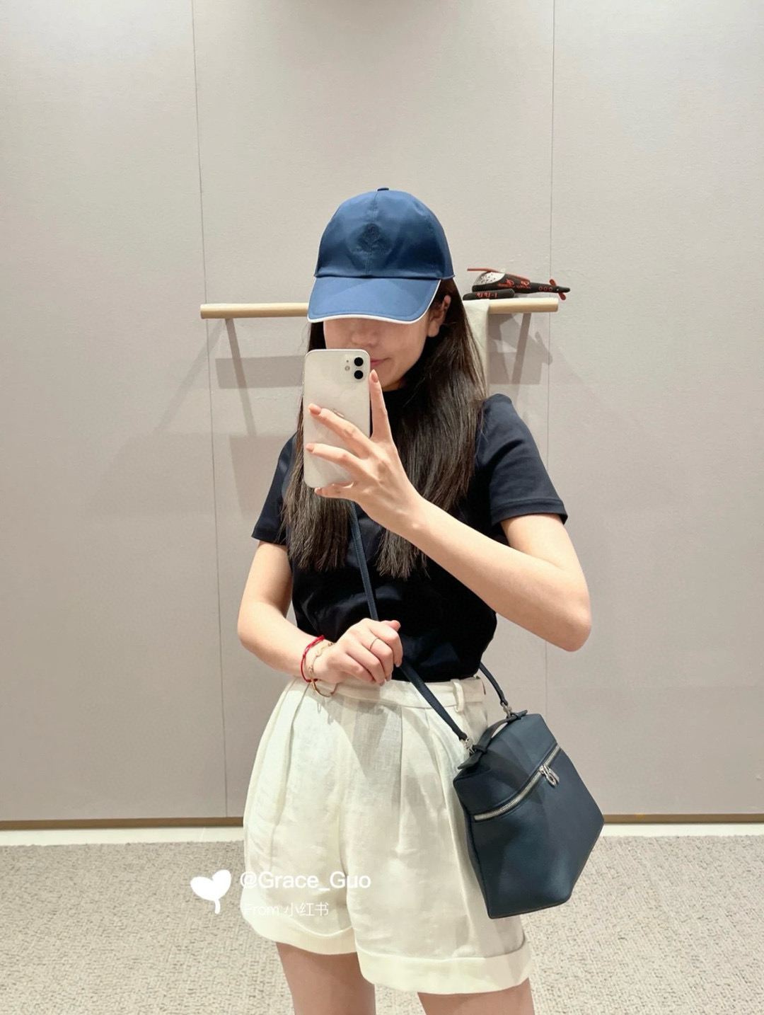 Loro Piana 로로피아나 로로 피아나 L27 엑스트라 포켓 라이트 베이지 크로스백 3