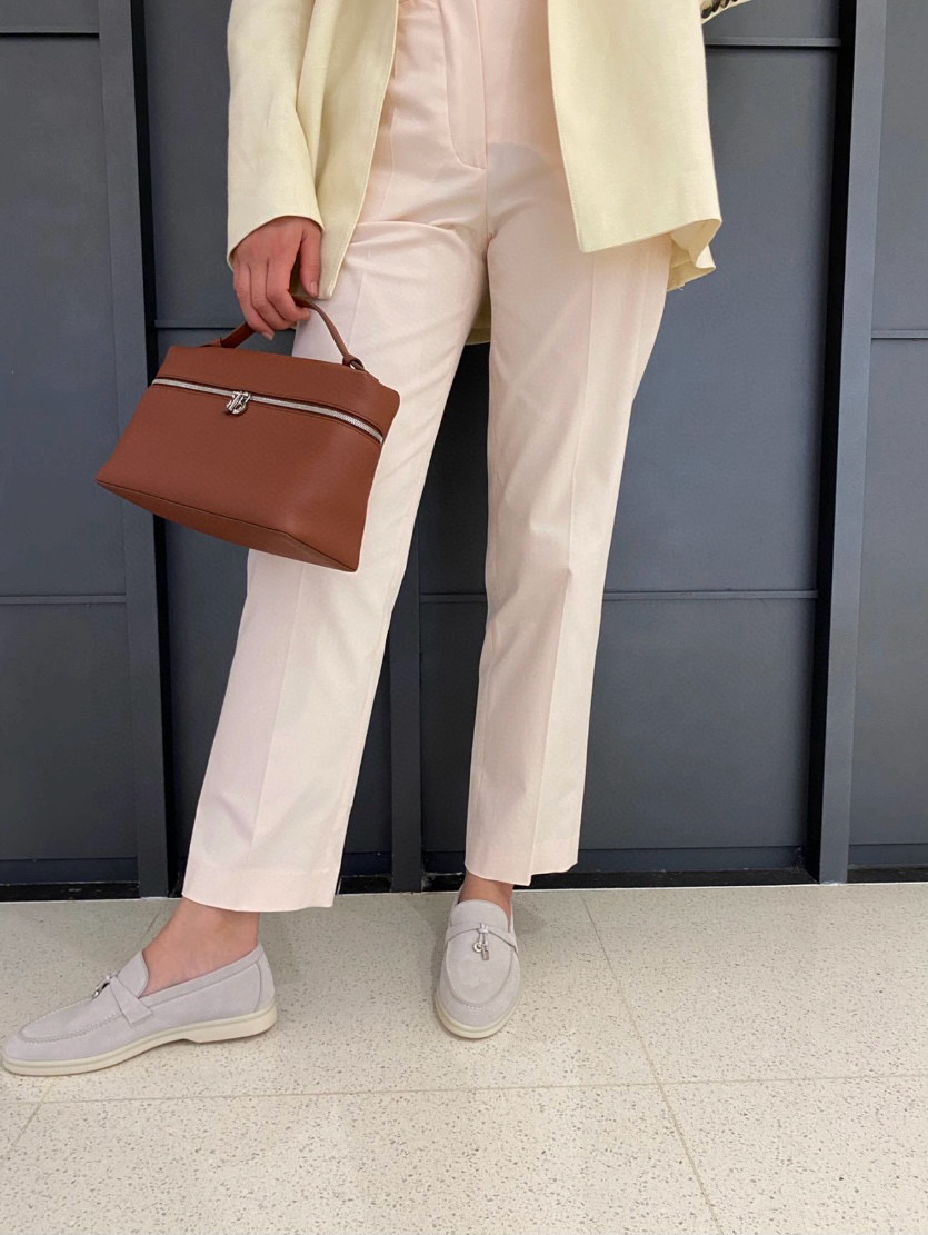 Loro Piana 로로피아나 로로 피아나 L27 엑스트라 포켓 라이트 베이지 크로스백 2