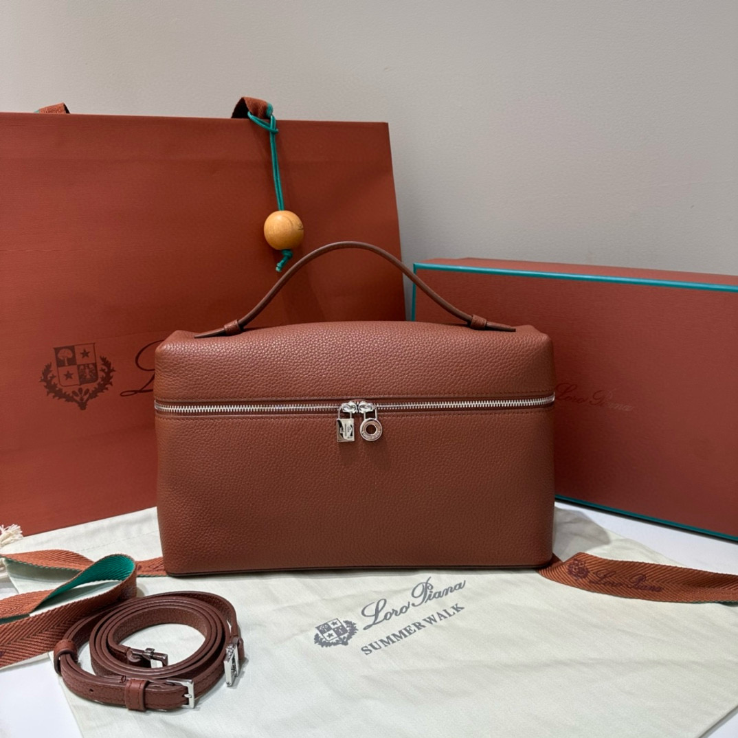 Loro Piana 로로피아나 로로 피아나 L27 엑스트라 포켓 라이트 베이지 크로스백 4