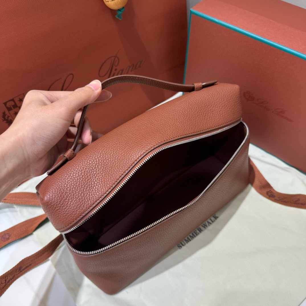 Loro Piana 로로피아나 로로 피아나 L27 엑스트라 포켓 라이트 베이지 크로스백 9