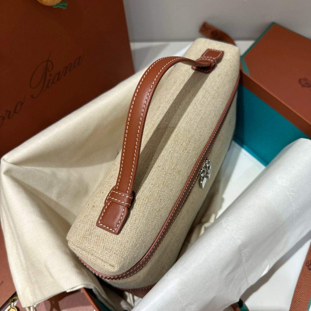 Loro Piana 로로피아나 로로 피아나 L27 엑스트라 포켓 라이트 베이지 크로스백 3