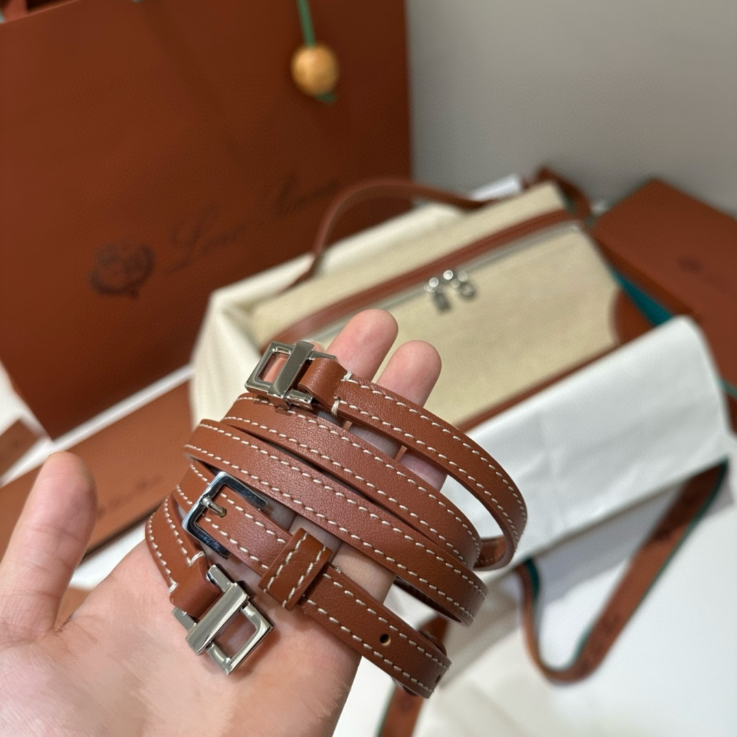 Loro Piana 로로피아나 로로 피아나 L27 엑스트라 포켓 라이트 베이지 크로스백 5