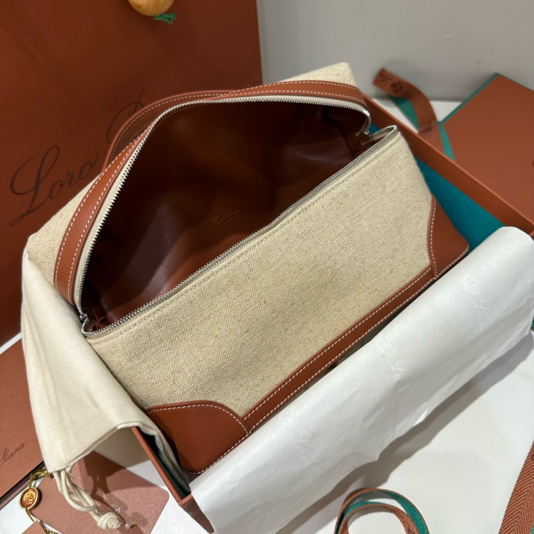 Loro Piana 로로피아나 로로 피아나 L27 엑스트라 포켓 라이트 베이지 크로스백 7