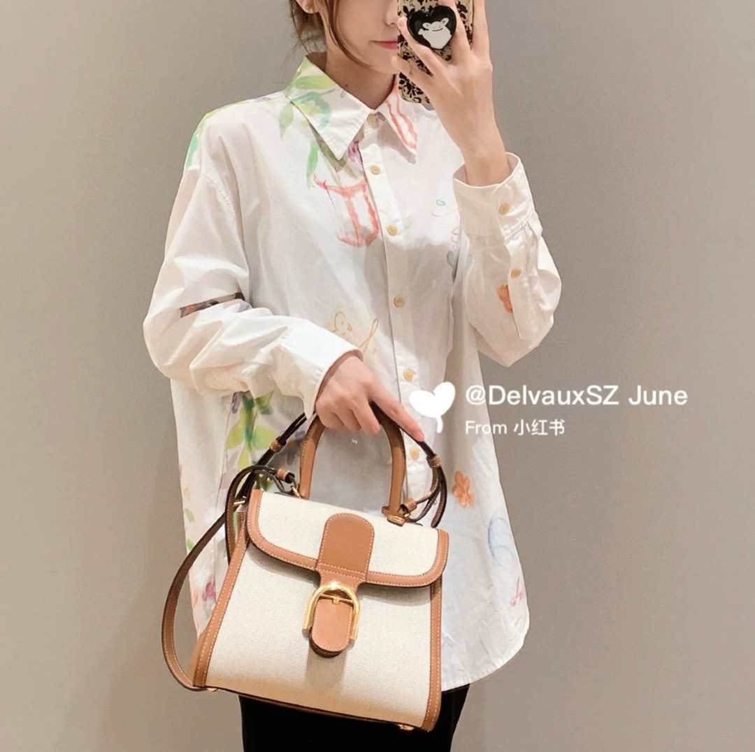 Delvaux 델보 브리앙 PM 캔버스 토트백 1