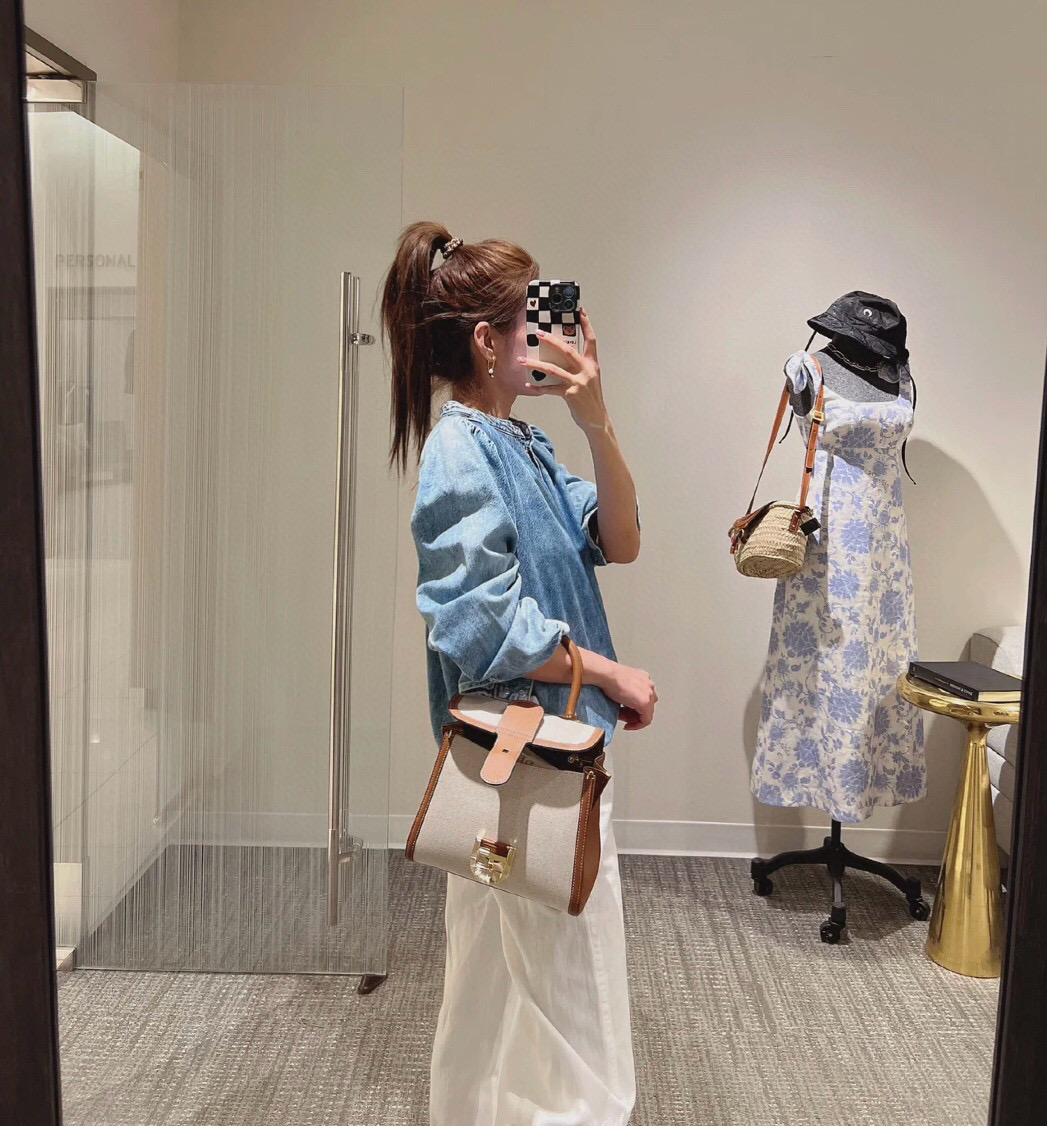 Delvaux 델보 브리앙 PM 캔버스 토트백 5