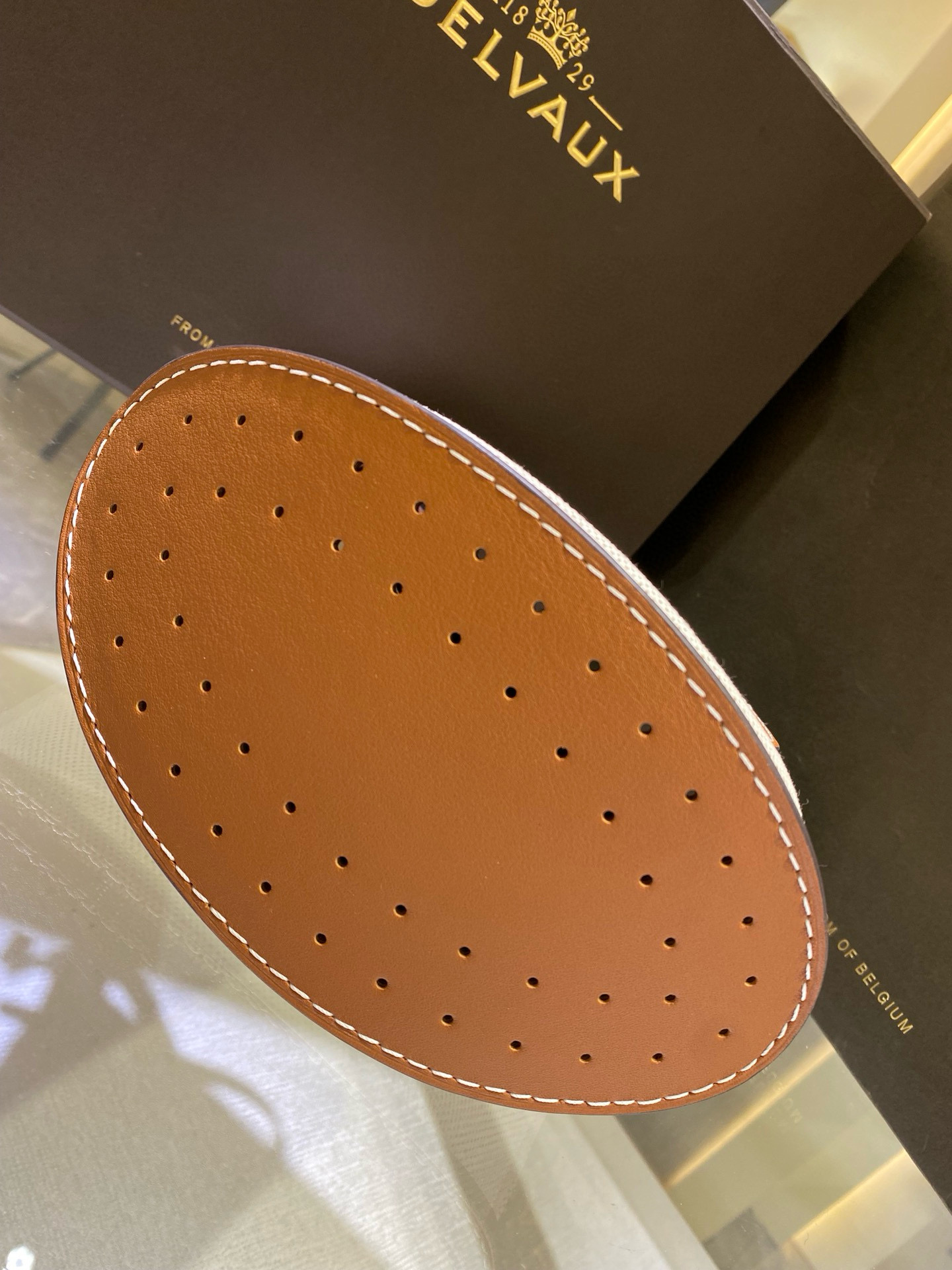 Delvaux 델보 Pin 버킷 캔버스 버킷백 13