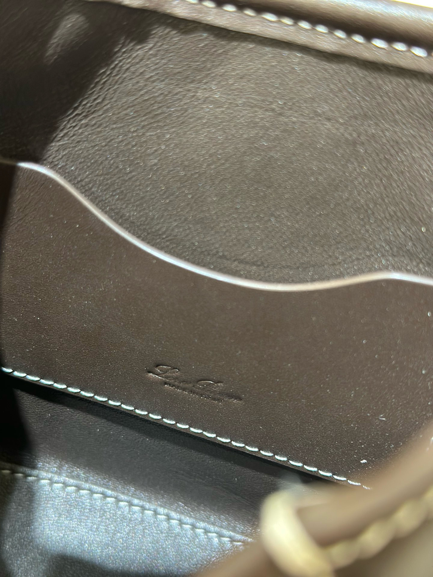 Loro Piana 로로피아나 Bobbin 양모 배색 숄더백 9